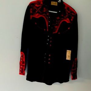 Scully brand red/black western jacket